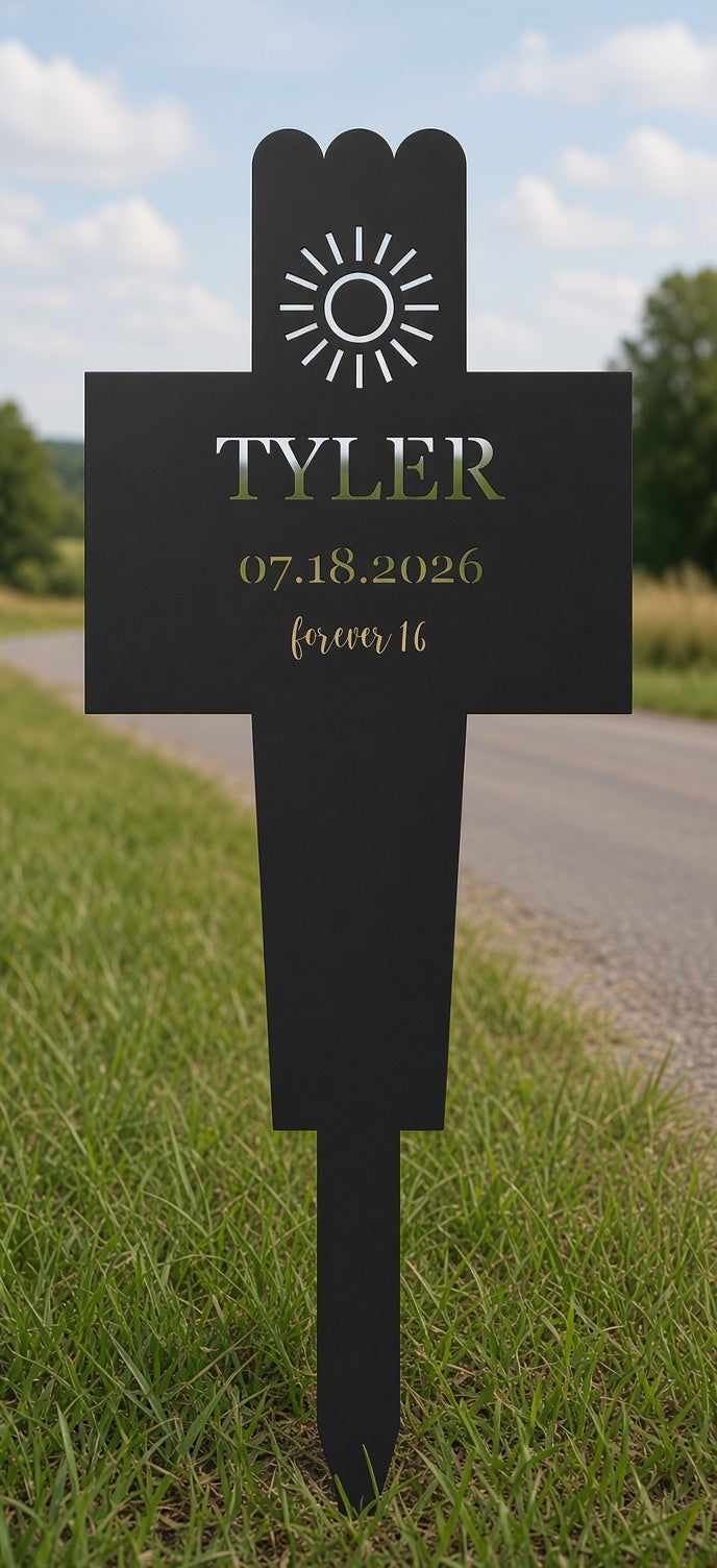 Roadside Memorial Crosses