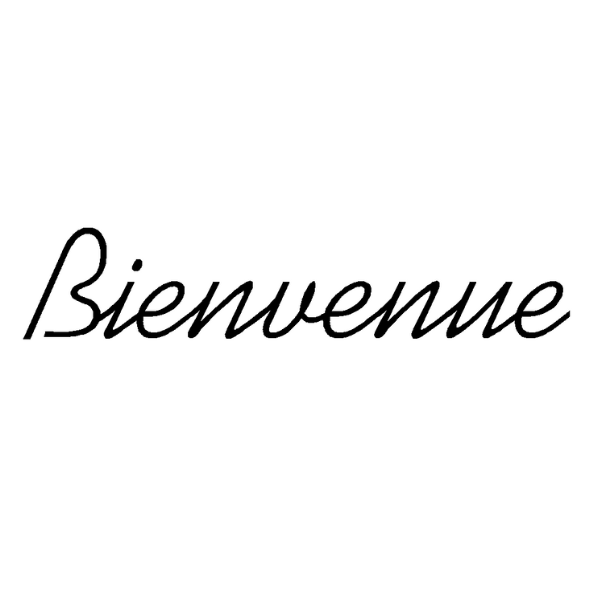 Bienvenue (Welcome) Kauf Script - Upper Case B, 18 inches image