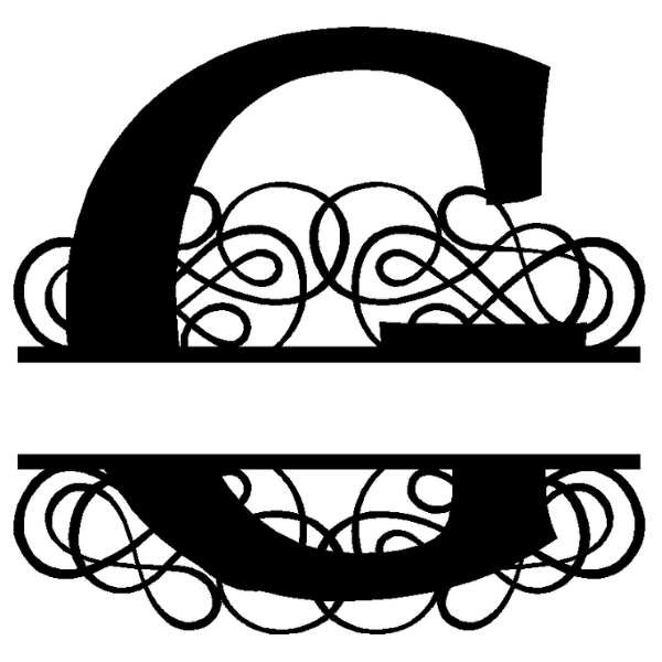 Personalized "G" Split Monogram image 3