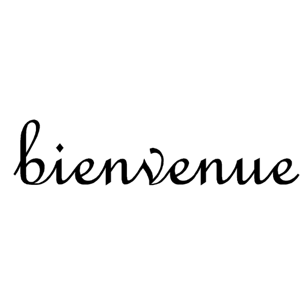 Bienvenue (Welcome) French Script MT - Lower Case B, 24 inches image