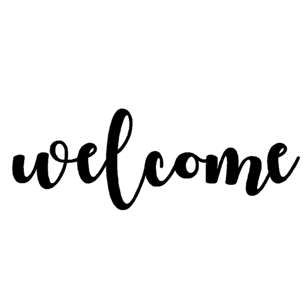 Welcome Autumn in November - Lower Case W, 30 inches image