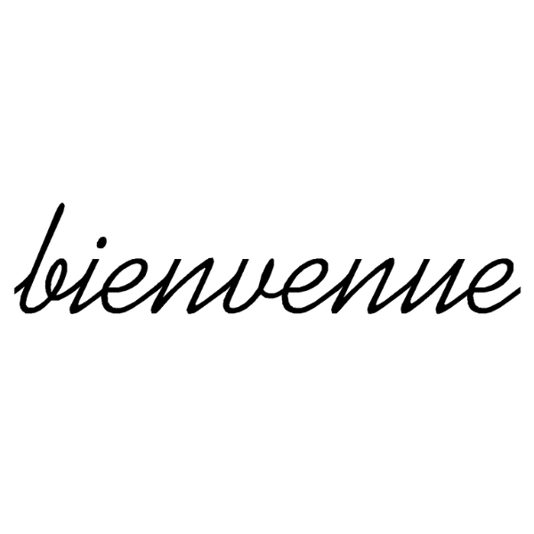 Bienvenue (Welcome) Kauf Script - Lower Case B, 18 inches image