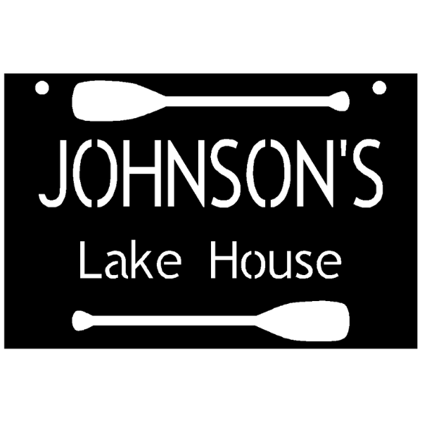 Paddle Lakehouse 30"W x 20"T image 0