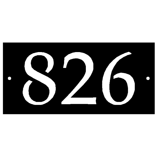 Rectangular Address Plaque image 3
