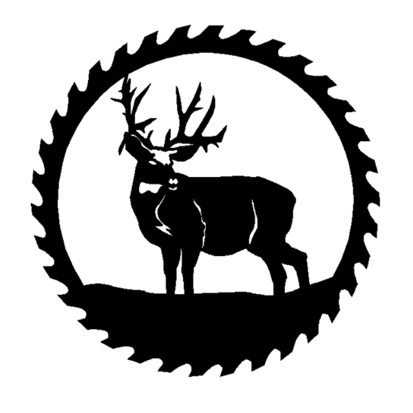 Simple Circular Sawblades Group 1 - 28 inches, Deer Left image