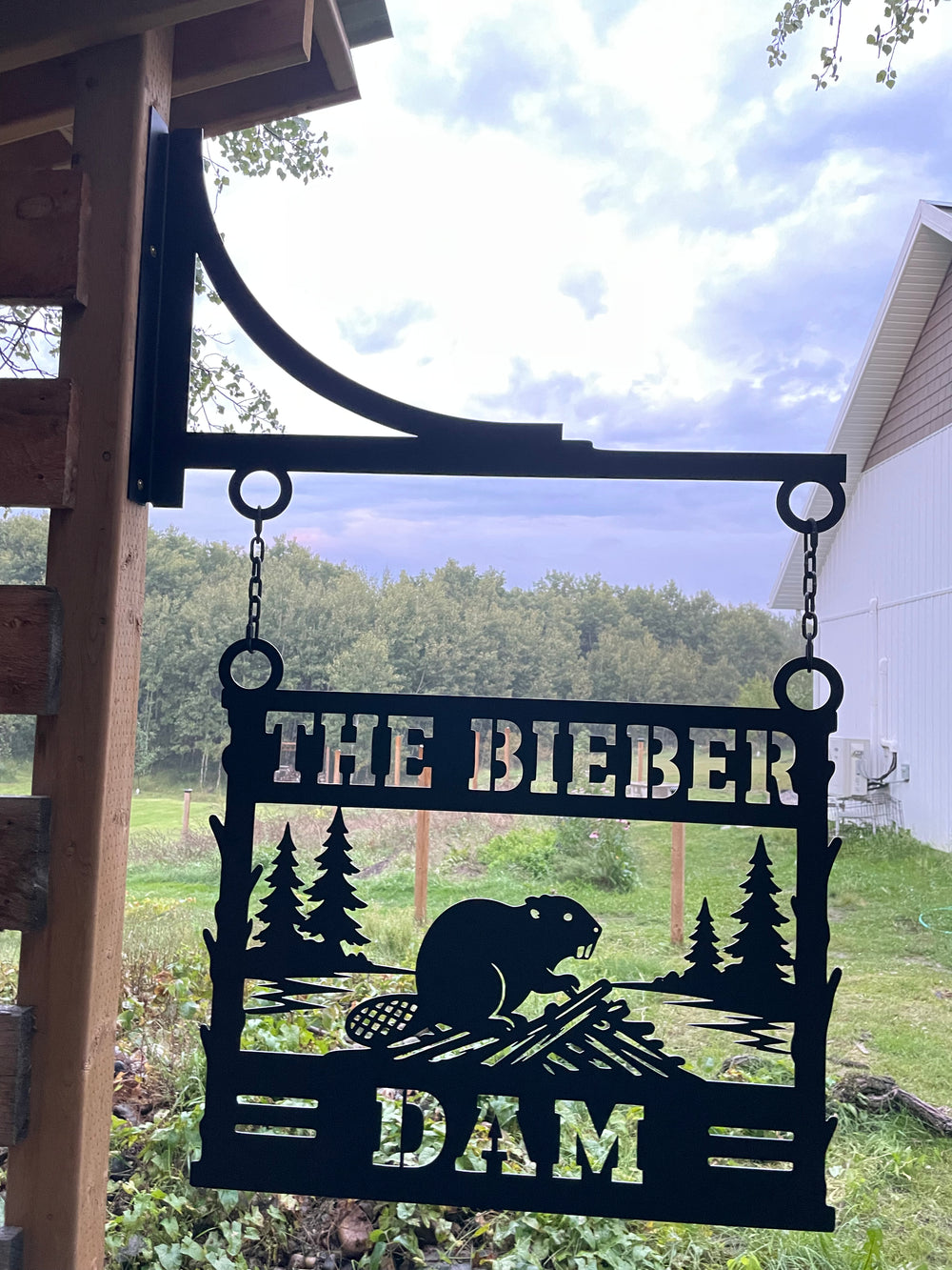 Hanging Sign Bracket with Chains