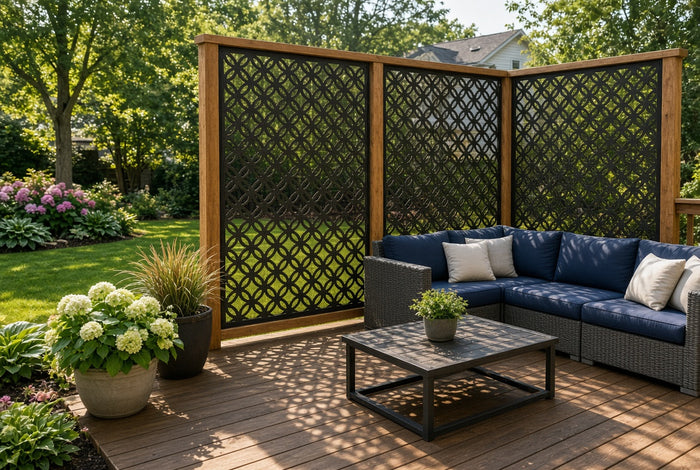 Outdoor Metal Privacy Screen (Set One)