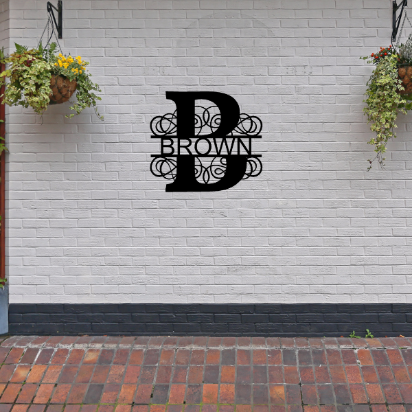 Personalized "B" Split Monogram image 1