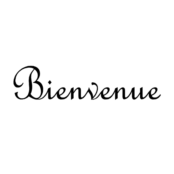 Bienvenue (Welcome) French Script MT - Upper Case B, 18 inches image