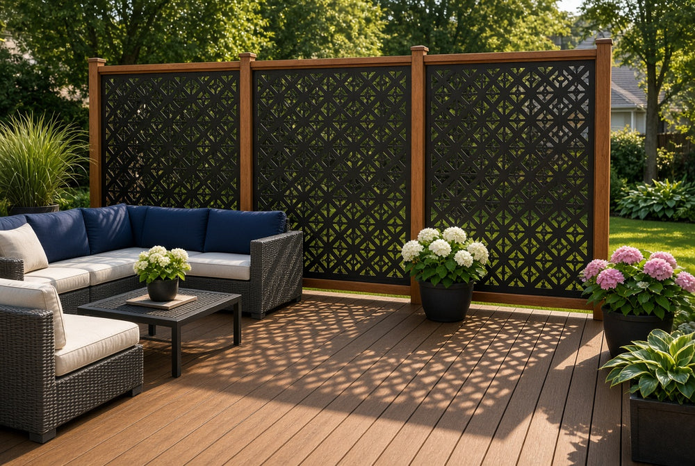 Outdoor Metal Privacy Screen (Set One)